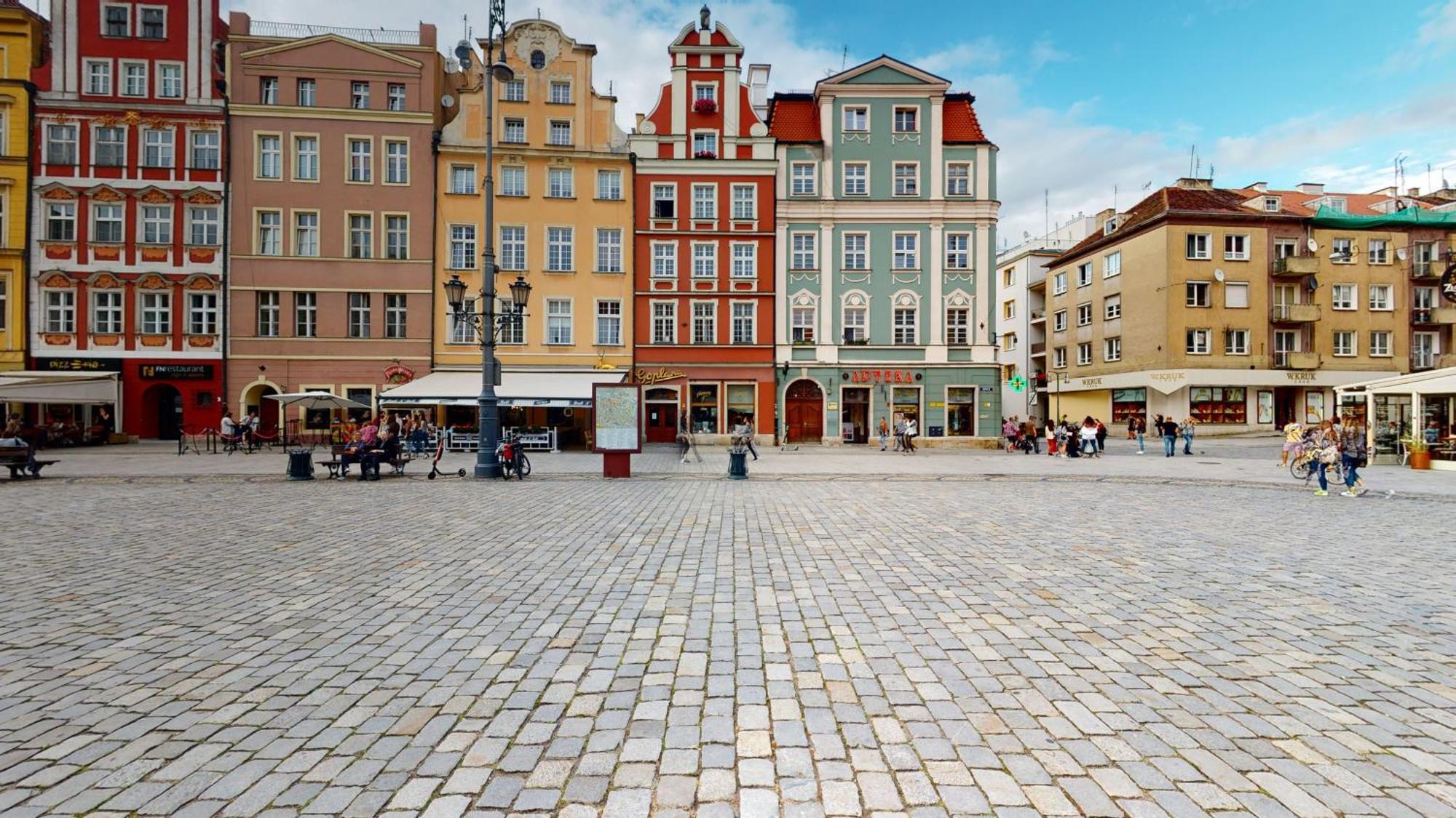 Апартаменты Widok Na Rynek Вроцлав Экстерьер фото