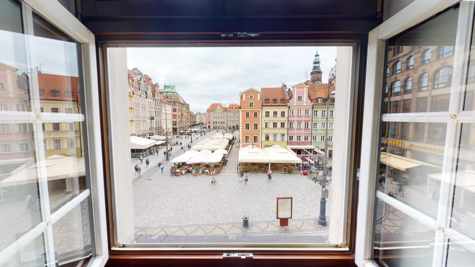 Апартаменты Widok Na Rynek Вроцлав Экстерьер фото